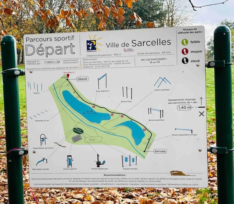 Masion Belle Vue Leilighet Sarcelles Eksteriør bilde